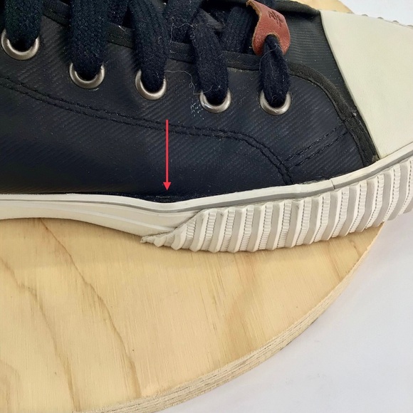 PF Flyers Men's/Women's Coated Canvas Hi Casual Sneaker Men's Sz 12/ Women 13.5 - Picture 13 of 16